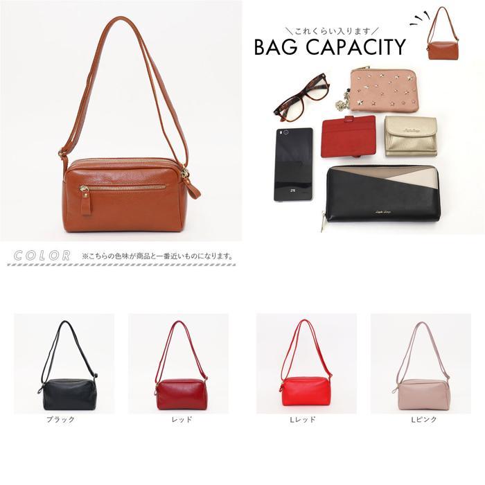☆ シルバー ☆ COOCO シュリンクレザー横型2層ショルダーバッグ ☆ シルバー ☆ COOCO シュリンクレザー横型2層ショルダーバッグ