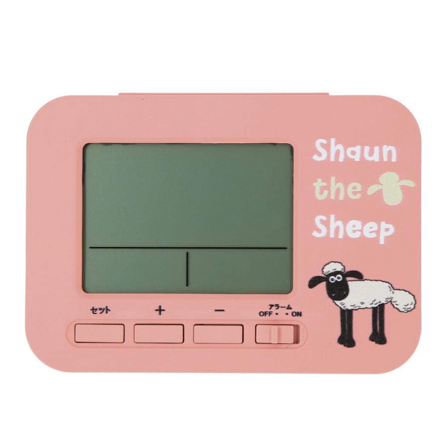 ☆ ショーン/ピンク キャラクター 電波おき時計 電波時計 置時計