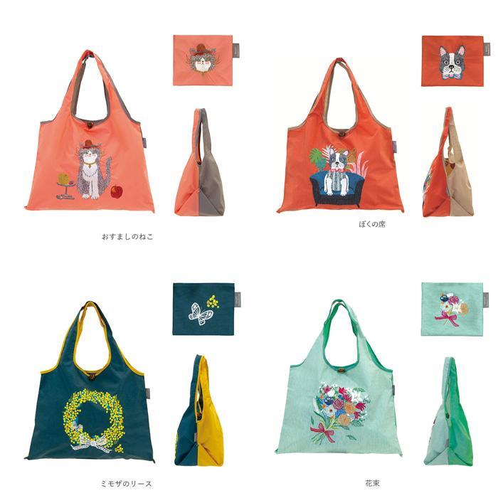 ☆ ミモザのリース DESIGNERS JAPAN 刺繍トートバッグ デザイナーズ