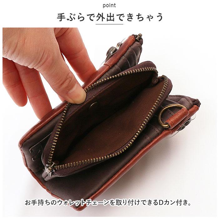 ☆ ダークブラウン DEVICE ヴィンテージ 二つ折り財布 デバイス 二