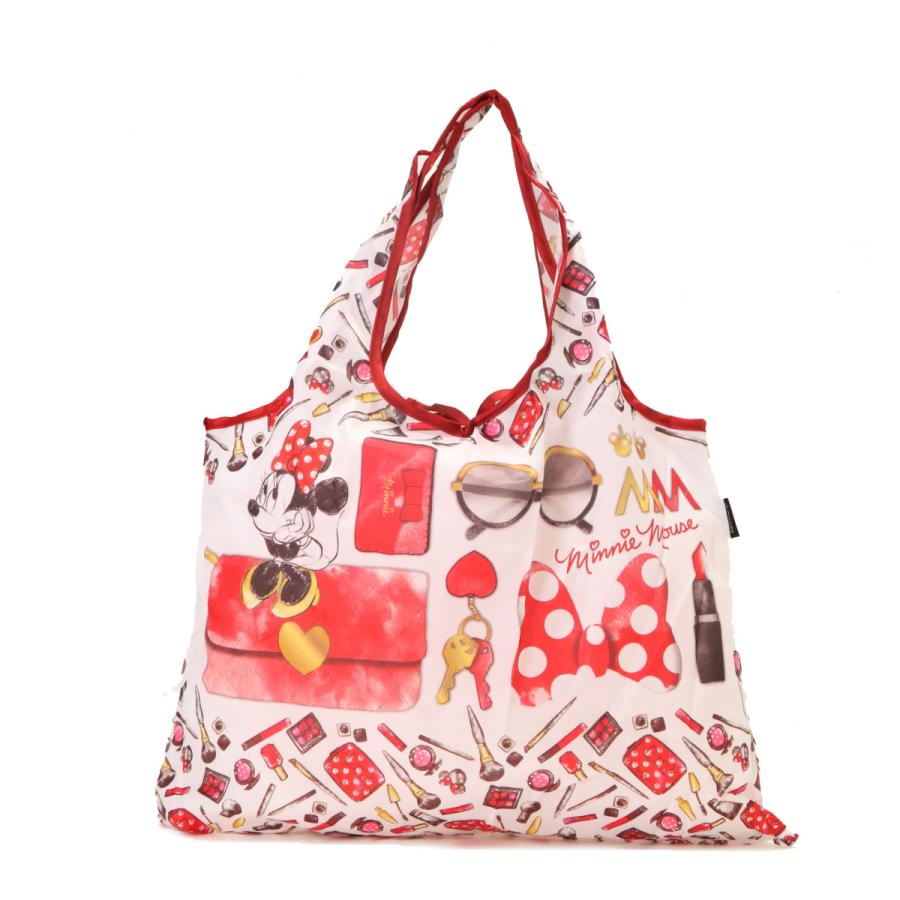 22 1816 ミニー持ち物 エコバッグ おしゃれ 折りたたみ ディズニー Disney エコバック 折り畳み ショッピングバッグ 2way 定番 コンパクト Www Bgcfauquier Org