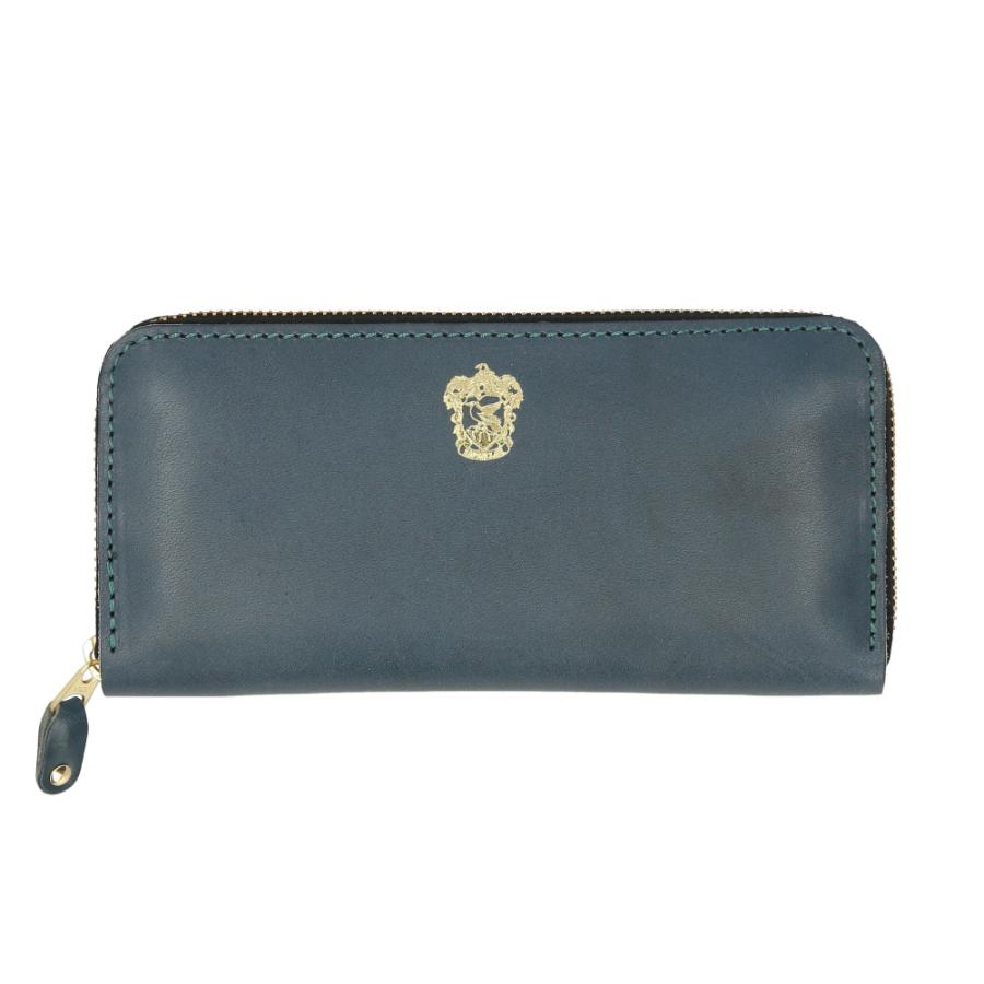 HarryPotter×Flapper 栃木レザー長財布 ☆ ネイビー（レイブンクロー） HarryPotter×Flapper 栃木レザー長財布