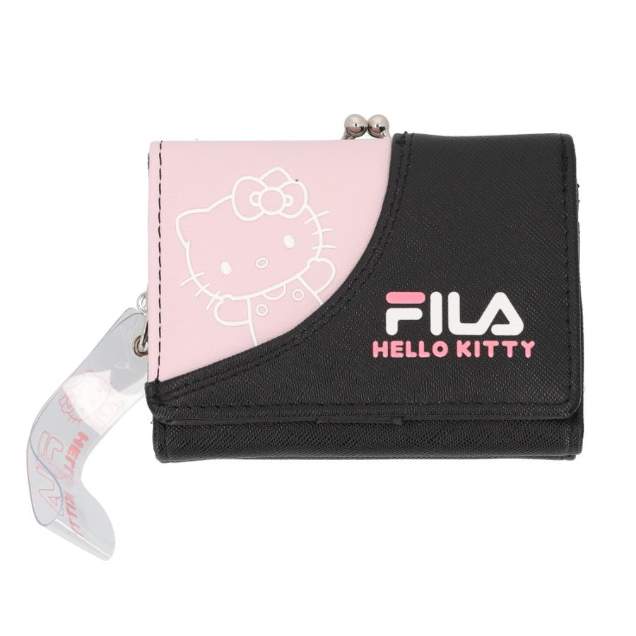 ☆ キティポケットBK FILAxSANRIO がま口コンパクト財布 サンリオ 二