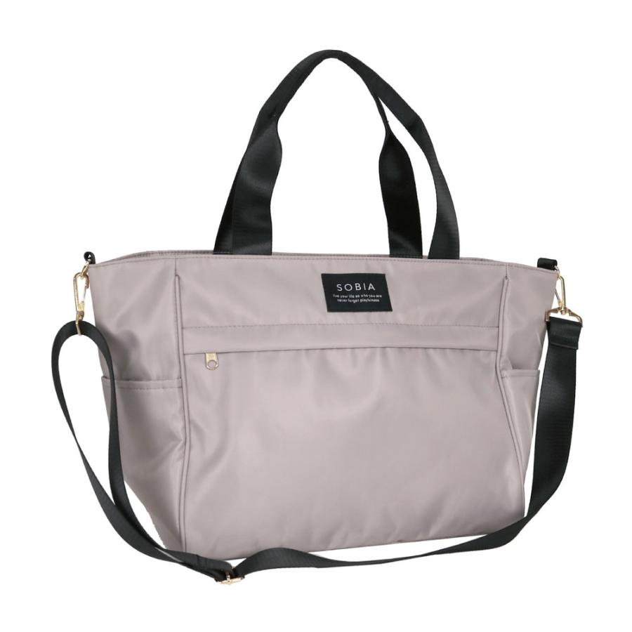 ☆ ライトグレー グロスツイル10Pトート トートバッグ マチ付き