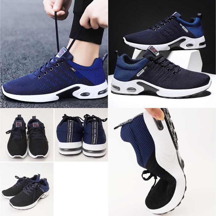 ☆ ブルー 42(26.5cm) ゴルフシューズ スニーカー メンズ おしゃれ