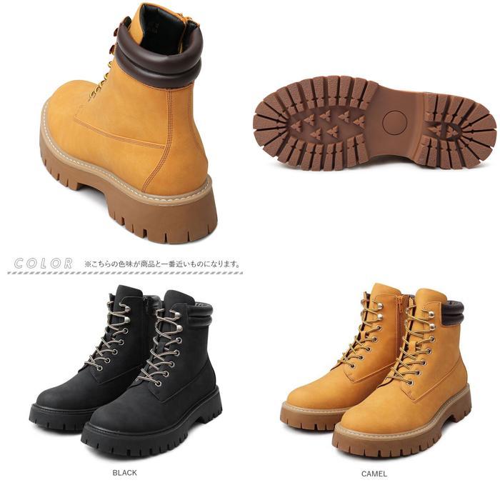 ☆ CAMEL ☆ Mサイズ(26.0-26.5cm) ☆ glabella LACE UP WORK BOOTS glabella グラベラ ブーツ メンズ glbb308 ワークブーツ |  | 09