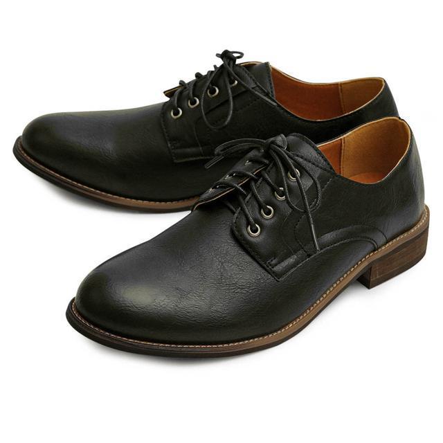 ☆ BLACK(スムース) M(26.0-26.5cm) 靴 メンズ おしゃれ 通販 メンズ