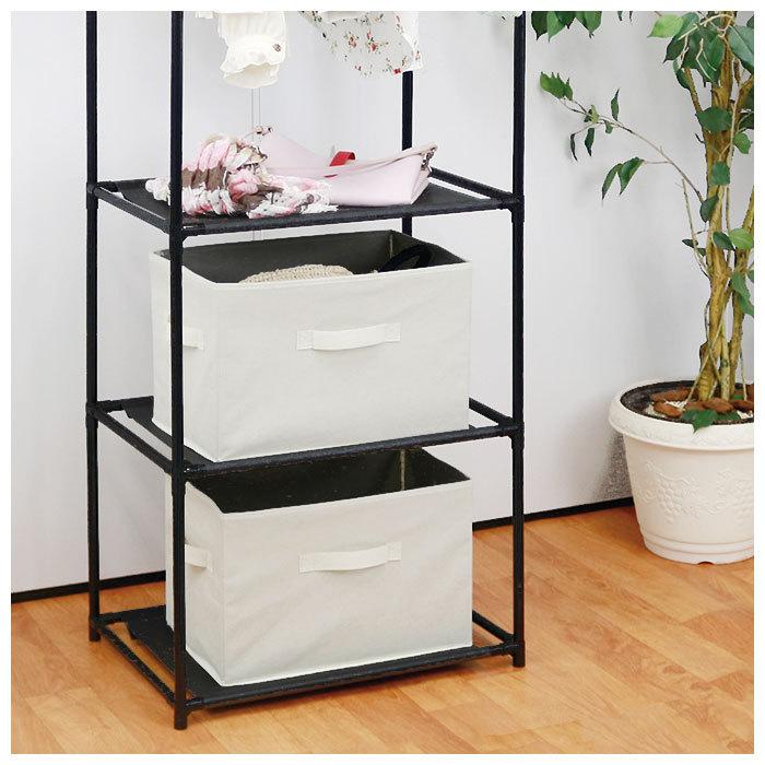 (３台)ハンガーラック ☆ ブラック ハンガーラック 通販 3段 軽量 ハンガー ラック 衣類掛け