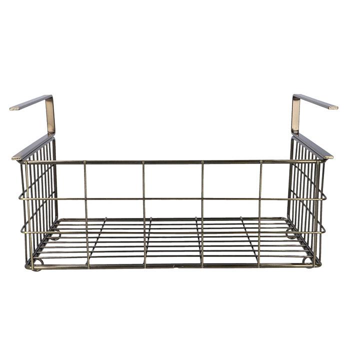 ☆ ブラック ハンギングバスケット 吊り戸棚 ラック 洗面所 戸棚