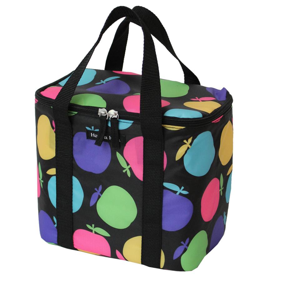 ☆ カラフルりんご 保冷バッグ かわいい ハンナフラ 通販 クーラー