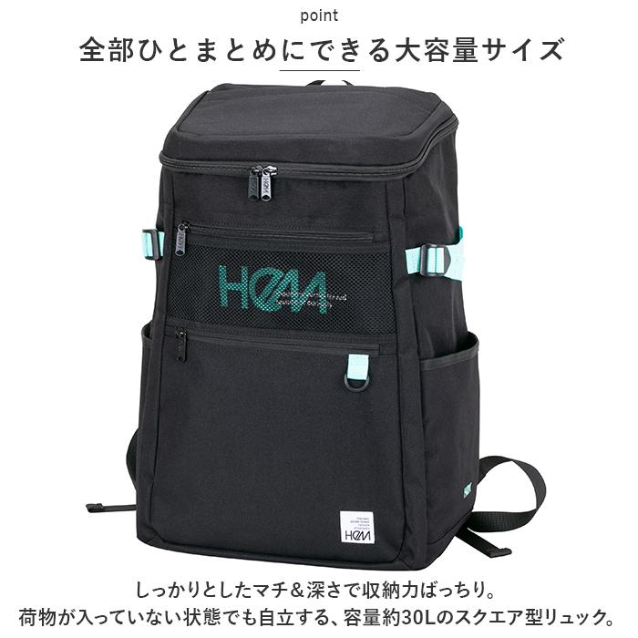 ☆ ミント HeM ヘム レイ ボックス型リュック リュック 39-711 ☆ ミント HeM ヘム レイ ボックス型リュック リュック 39-711