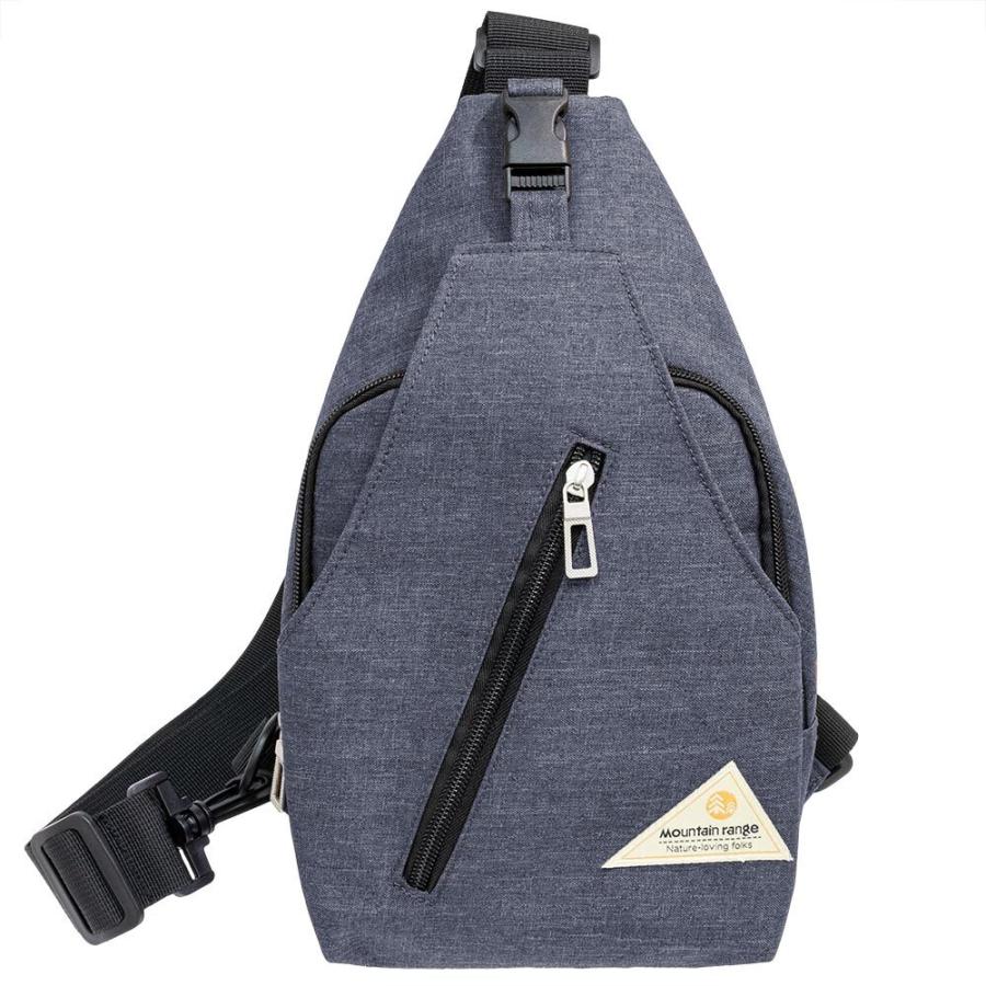 ☆ グレー Mountain Range マウンテンレンジ 撥水5ポケット ボディ