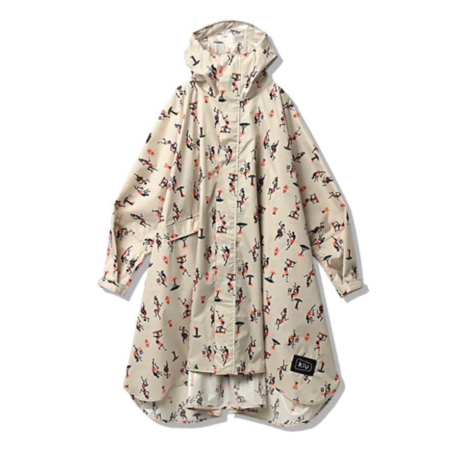 ☆ 299.アフリカン キウ KiU ニュースタンダードレインポンチョ kiu