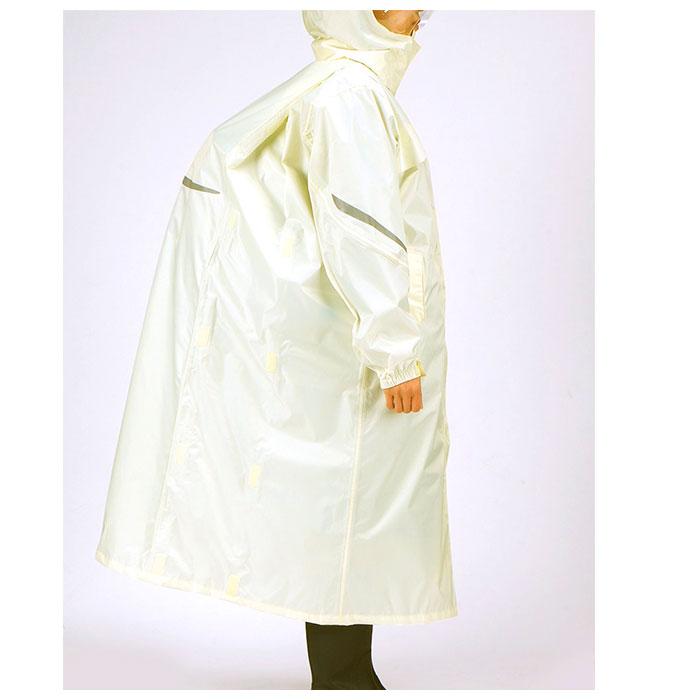 ☆ アイボリー ☆ S-Mサイズ(着丈110cm） カジメイク レインコート 通販 Winter Cherry ウィンターチェリー レインタック レインコート2の画像