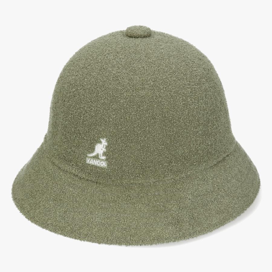 NEW‼️KANGOL　バケットハット　グリーン系　Lサイズ　パイル生地 KANGOL（カンゴール） ☆ OILGREEN ☆ Mサイズ 帽子 通販 バケット