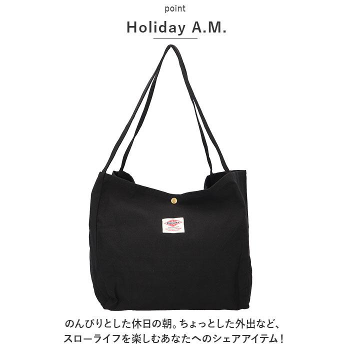 ☆ カーキ ☆ Holiday A.M. ホリデーエーエム キャンバストートバッグ キャンバス トート ショルダー キャンバスバッグ キャンバスバック｜lucky13｜06