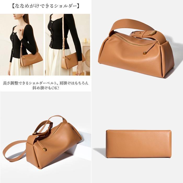 ☆ ブラウン ショルダーバッグ レディース 高見え 本革 ショルダー