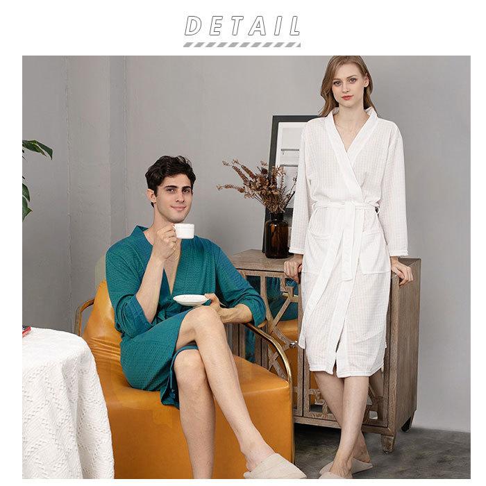 ☆ ネイビー ☆ Mサイズ バスローブ レディース 通販 メンズ ナイトガウン 寝巻き パジャマ 寝間着 ホームウェア ルームウェア 部屋着 男 | ブランド登録なし | 04