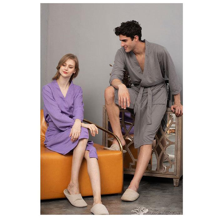 ☆ ネイビー ☆ Mサイズ バスローブ レディース 通販 メンズ ナイトガウン 寝巻き パジャマ 寝間着 ホームウェア ルームウェア 部屋着 男 | ブランド登録なし | 06