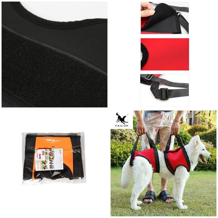 ☆ オレンジ 後足Lサイズ 犬 介護 ハーネス 通販 老犬介護用品 歩行
