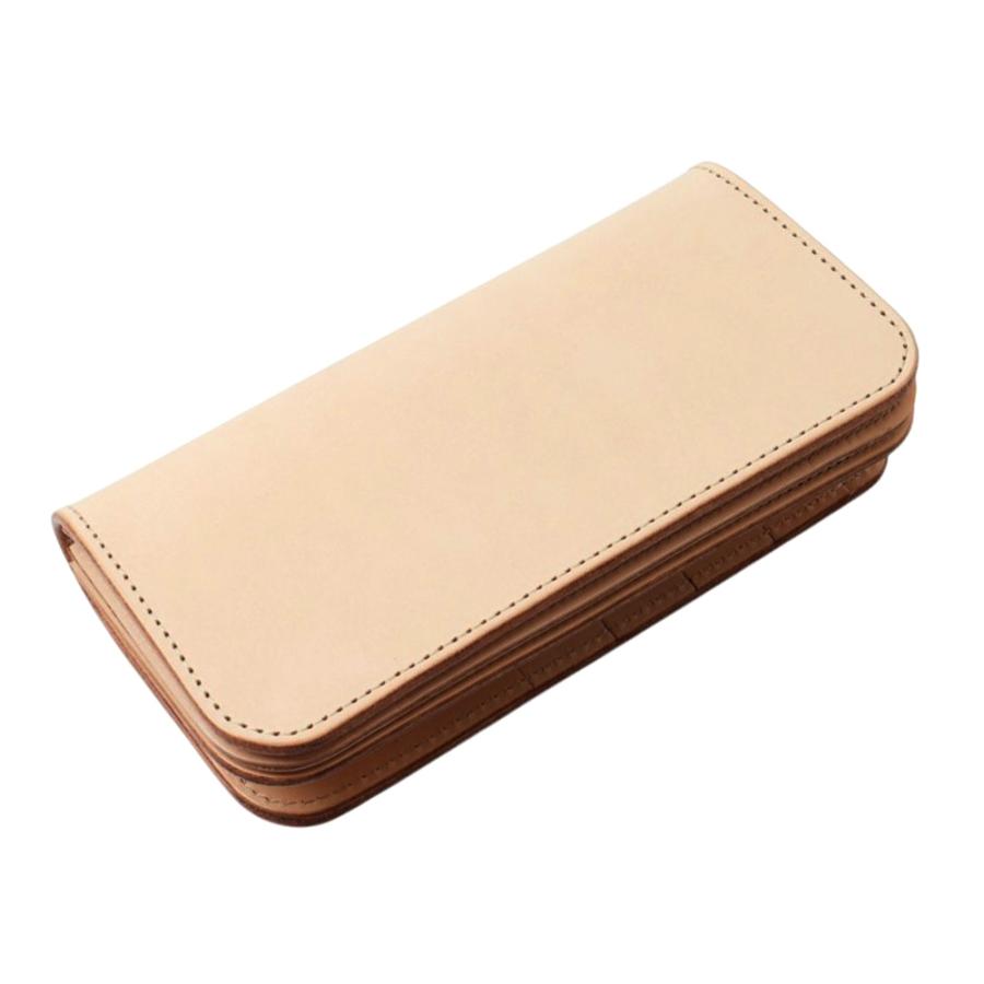 ☆ タン KC.s ウォレット カウハイド 長財布 メンズ 本革 日本製 牛革