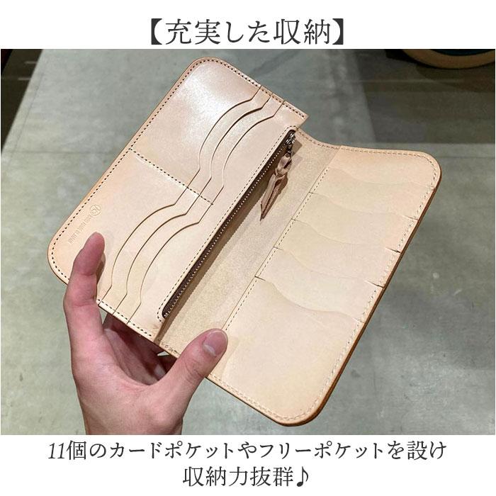 ☆ タン KC.s ウォレット カウハイド 長財布 メンズ 本革 日本製 牛革