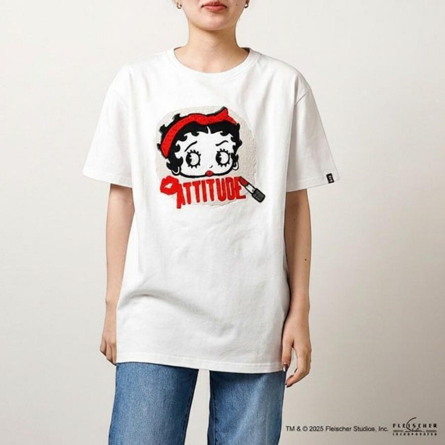 ☆ ベティーブープ ☆ Lサイズ ☆ キャラジャン Tシャツ Tシャツ キャラジャン tシャツ シャツ 半袖シャツ カットソー 半袖Tシャツ