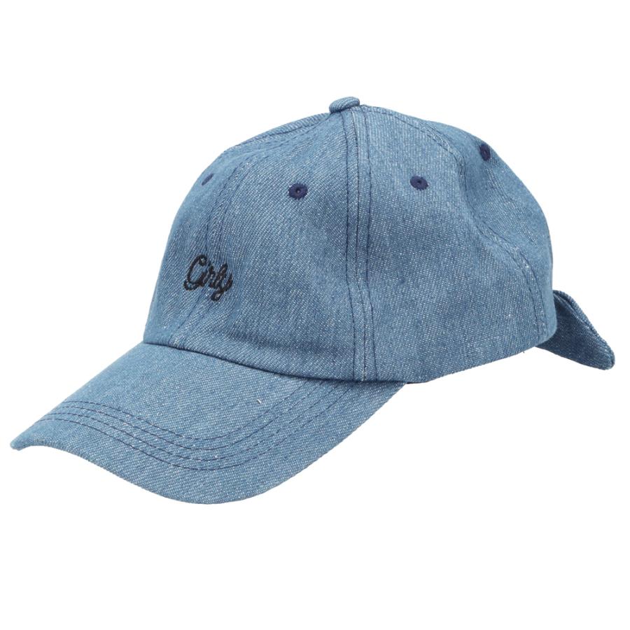 デニム キャップ レディース 黒 通販 おしゃれ 無地 キッズ 女子 女の子 帽子 ハット ブラック デニム 小さめ