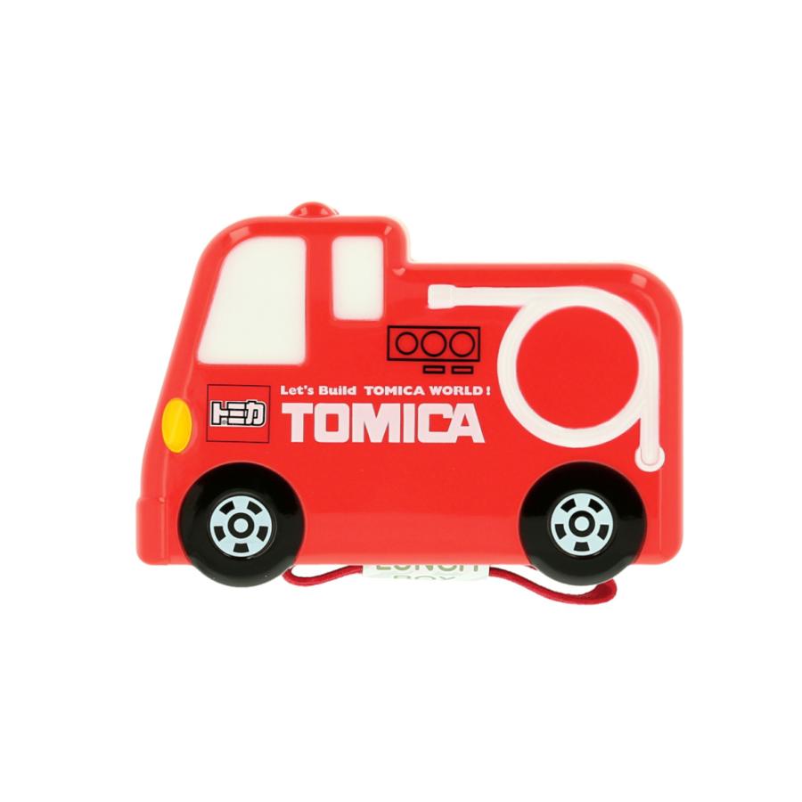 ☆ トミカ消防車 お弁当箱 子供 通販 男の子 女の子 弁当箱 1段 レンジ対応 ランチボックス 小学生 幼稚園 保育園 遠足 運動会 キャラクタ | ブランド登録なし