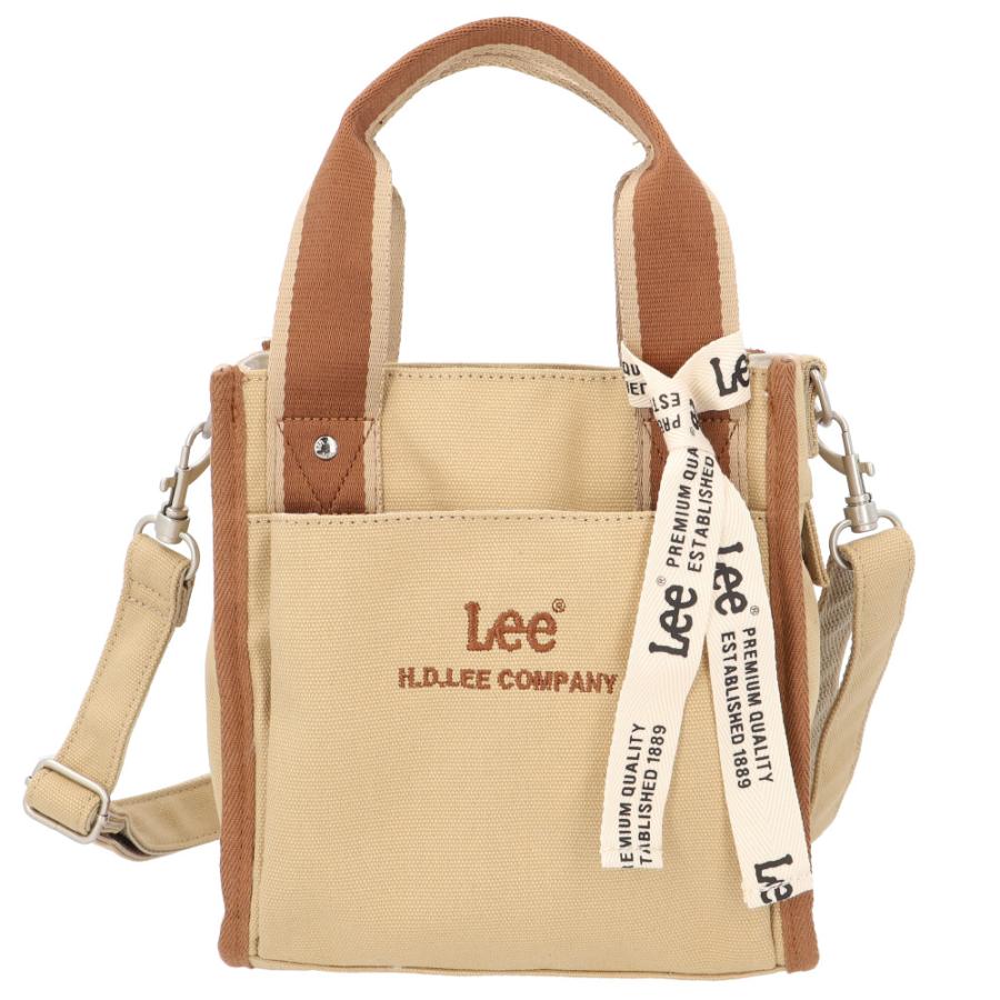 ☆ ブラウン LEE arcana 2WAY ショルダーバッグ 320-1301 Lee トート