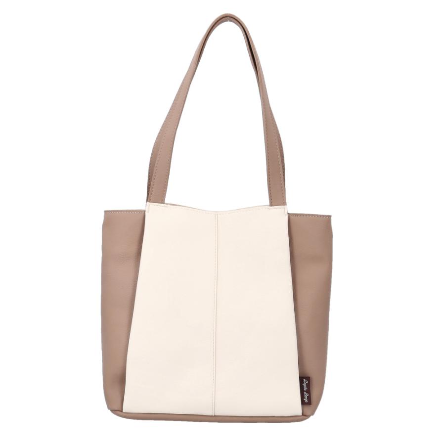 ☆ HGB.ベージュ Legato Largo マットスキンフェイクレザー A5トート
