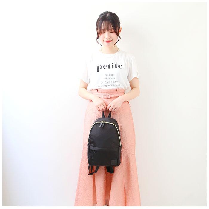 ☆ GY.グレー Legato Largo シルキー撥水ミニリュック LI-V0084