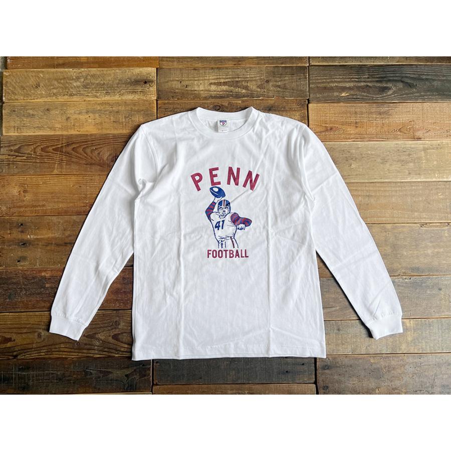 ☆PENN☆XLサイズ☆LONG SLEEVE T-SHIRT 長袖カットソー Tシャツ 男女兼用 カットソー 長袖Tシャツ 長袖シャツ 長袖 クルーネック