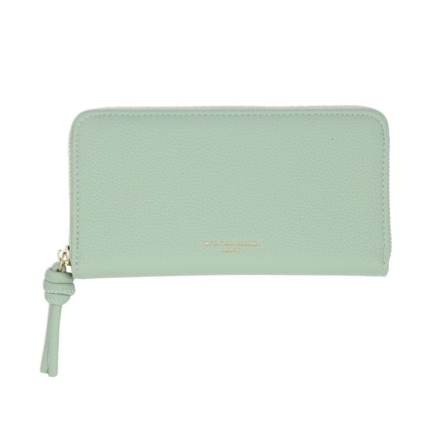 ☆ ストラップミントグリーン 長財布 jouet 財布 ジョエット お財布 な