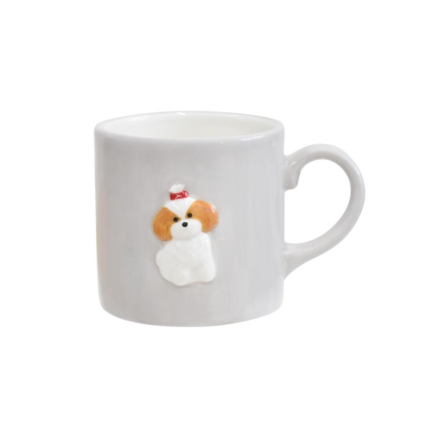 ☆ シーズー Loulou One マグ 犬 イラスト マグカップ 陶磁器 コップ