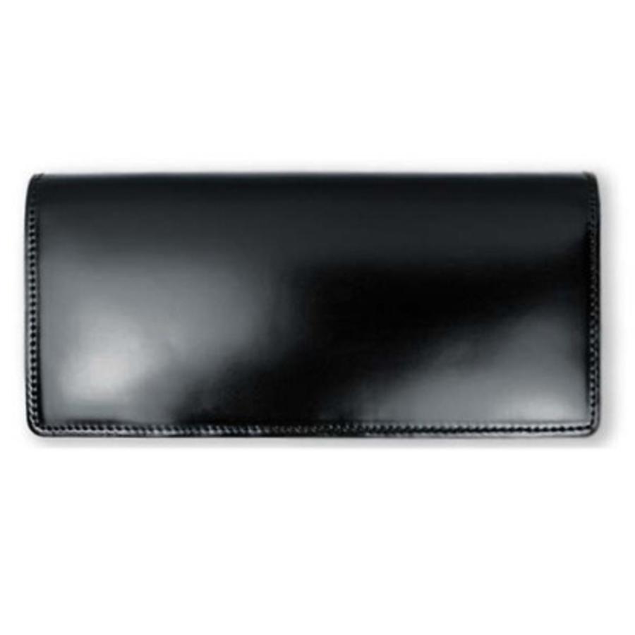 ☆ ブラック SUNAMURA 砂村 日本製 高級レザー コードバン 長財布  