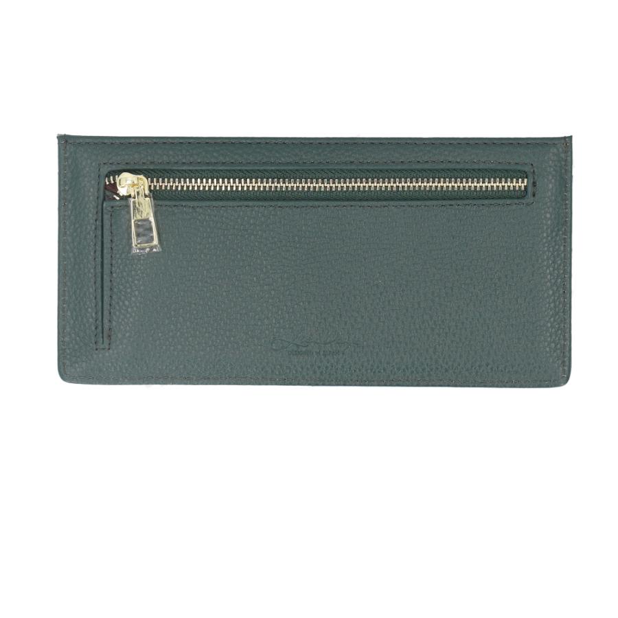 ☆ ダークグリーン LIZ DAYS スキミング防止薄型長財布 リズデイズ