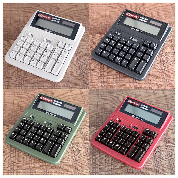 ☆ ベージュ 電卓 12桁 通販 マーキュリー 雑貨 おしゃれ