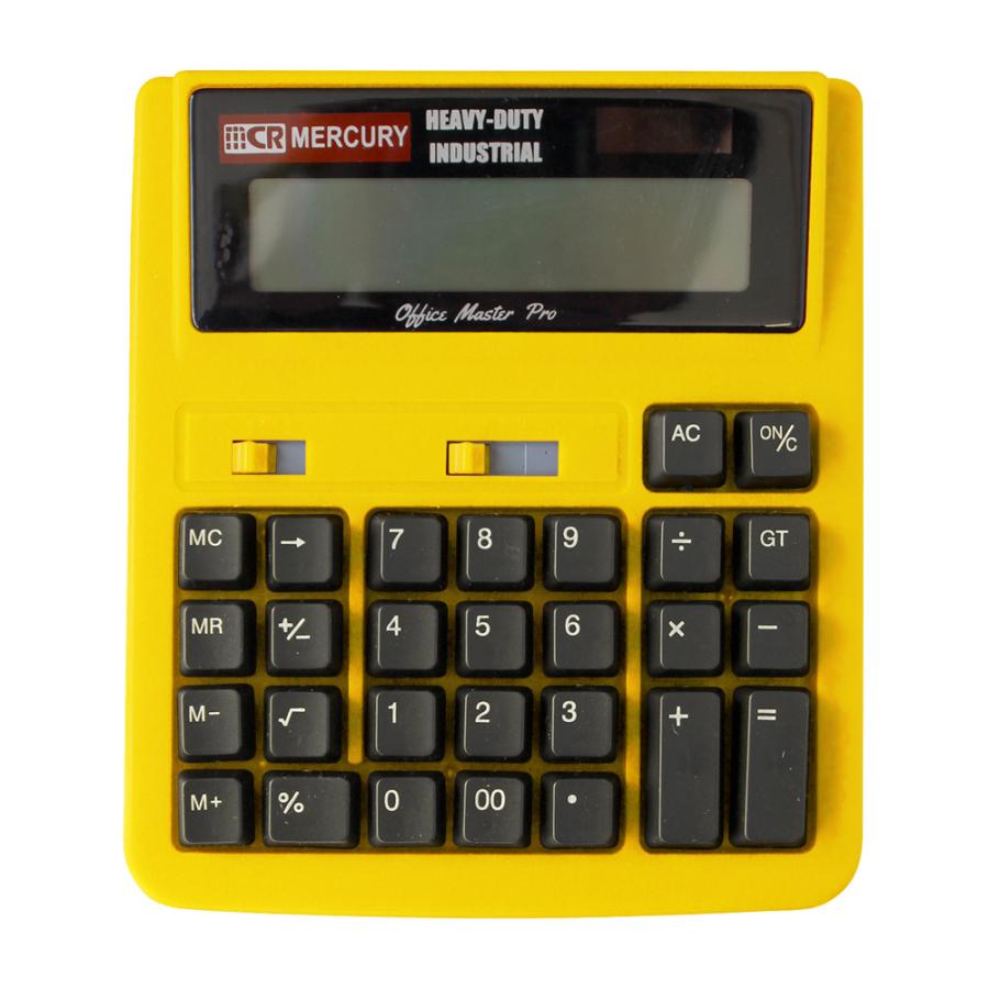 ☆ イエロー 電卓 12桁 通販 マーキュリー 雑貨 おしゃれ かわいい