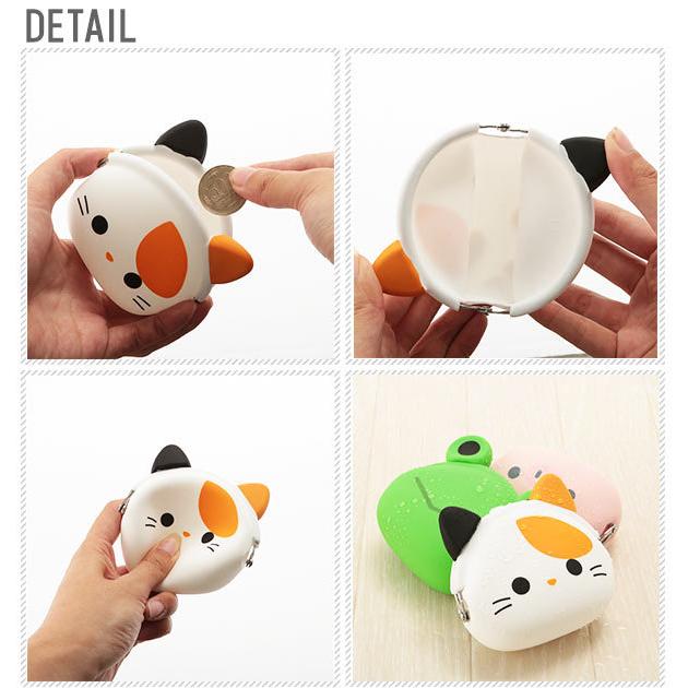 ☆ ミケ 小銭入れ レディース 使いやすい 小さい circus サーカス コインケース がま口 レディース かわいい シリコン キーケース キャラ | ブランド登録なし | 03