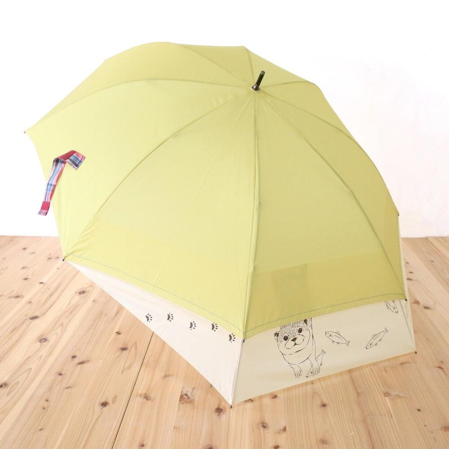 ☆ カワウソ バックスライド傘 60cm 傘 レディース ジャンプ