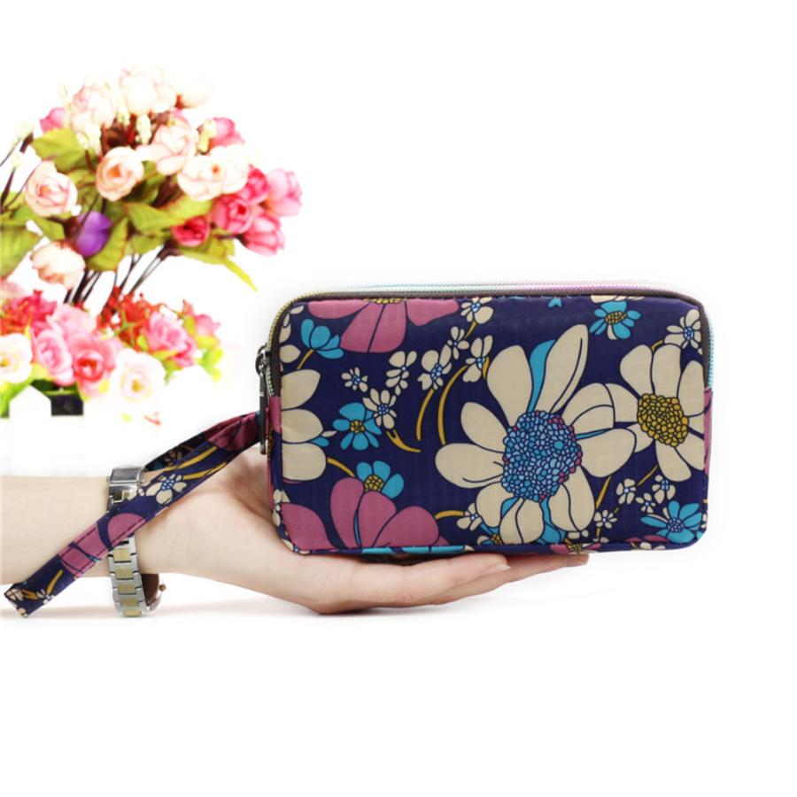 ☆ 花柄ネイビー ポーチ コンパクト 大人かわいい mm3pouch1225g 小物 