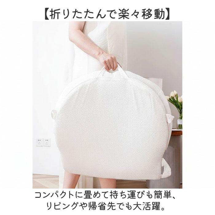 グレー 折りたたみベッド クッション付き 【公式通販】