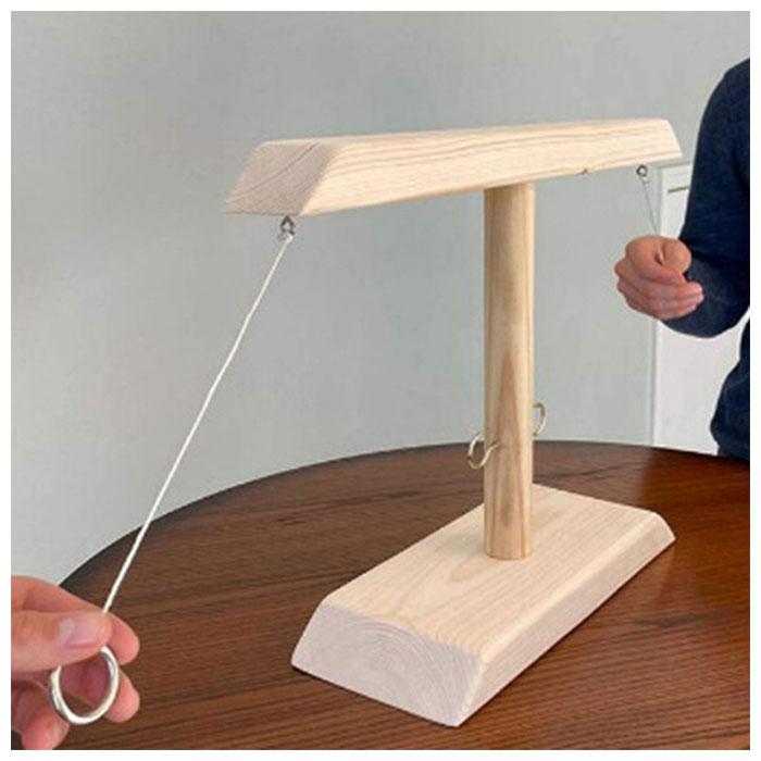 ☆ ホワイト リングトスゲーム 通販 フック リングトス リングトステールゲーム ゲームセット セット ゲーム 木製 おもちゃ 玩具 誕生日 | ブランド登録なし | 08