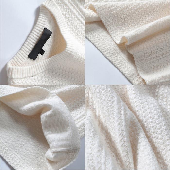 ☆ ホワイト ☆ Sサイズ ☆ ニットセットアップ スカート＆トップス ニット セットアップ スカート ニットスーツ 上下セット 長袖 セーター |  | 08