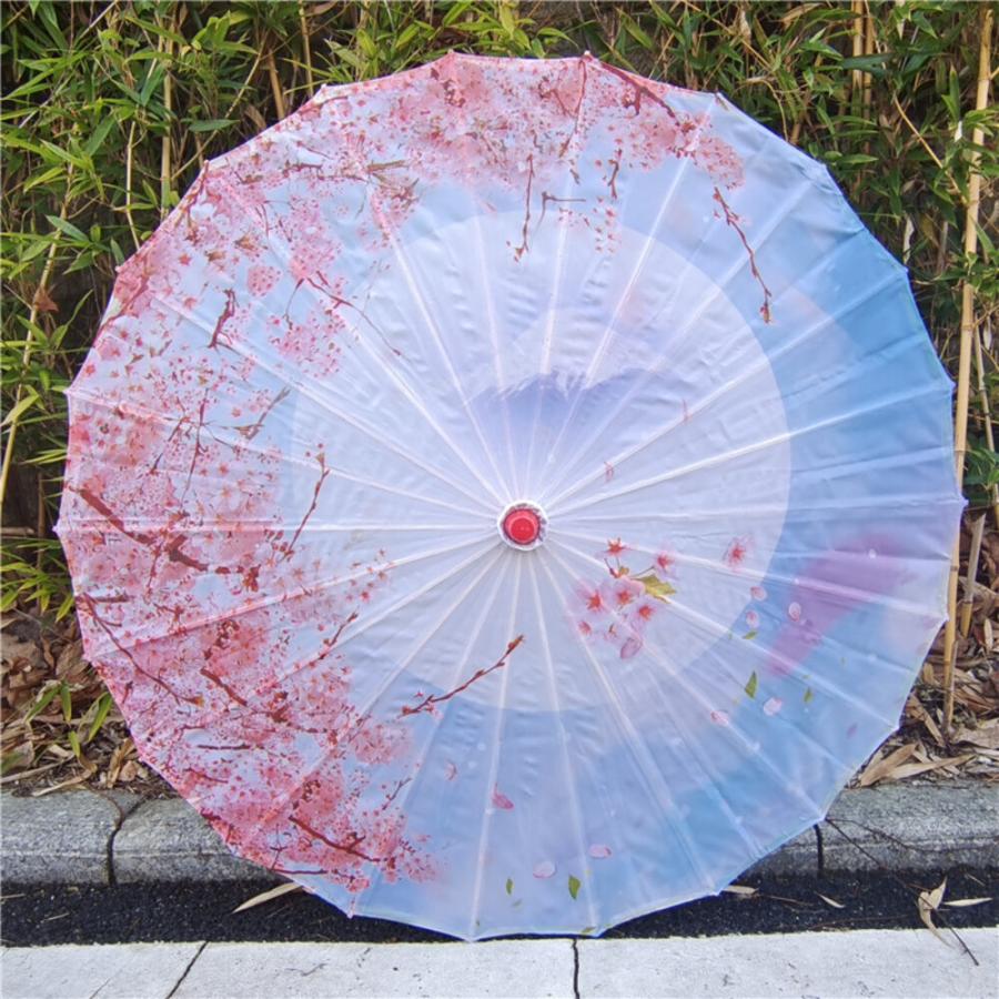 ☆ 月×花 和傘 撮影用 インテリア 和風 紙舞傘 舞傘 番傘 踊り傘 舞踊