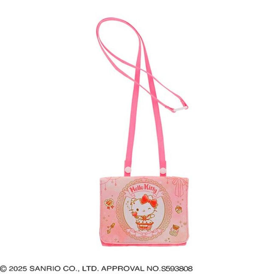 ☆ キラキラハローキティ ポケットポーチ 移動ポケット ショルダー