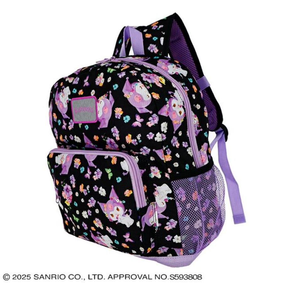 ☆ クロミBKフラワー リュックサック 保育園 リュック キャラクター
