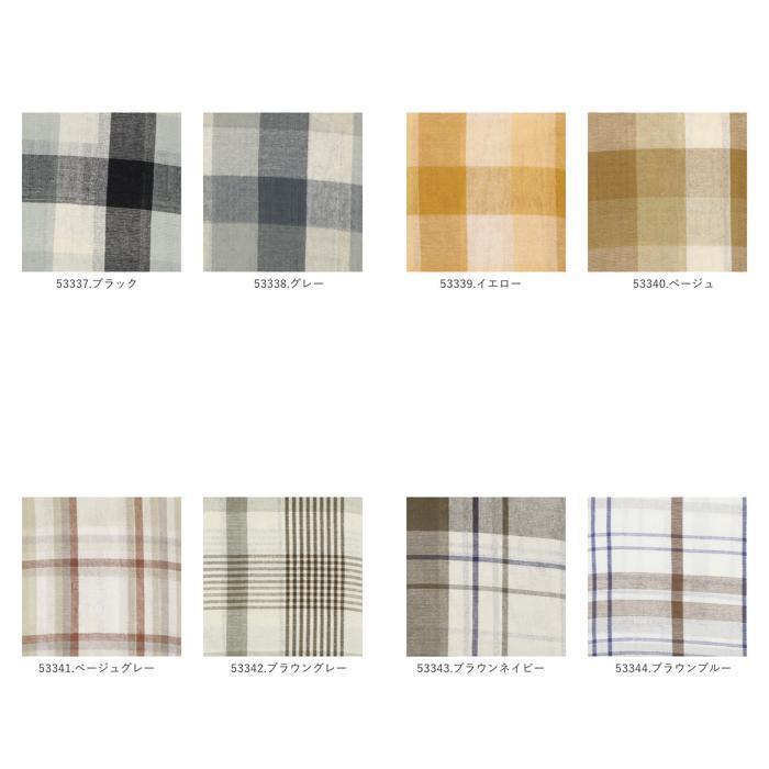 ☆ 53341.ベージュグレー マルチカバー 通販 マルチクロス ベッドカバー こたつカバー おしゃれ かわいい 子供部屋 チェック ソファーカバ | ブランド登録なし | 08