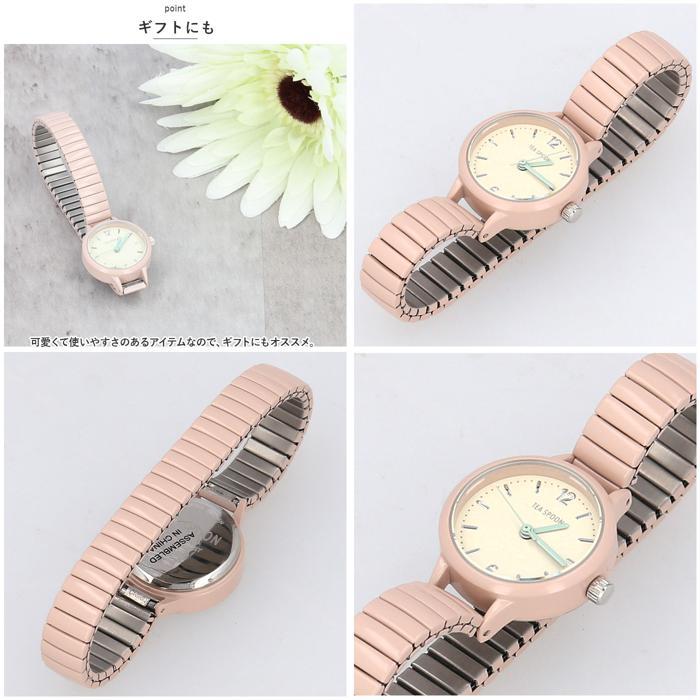 ☆ ピンク Tea Spoon ジャバラウォッチ 腕時計 レディース 時計 ☆ ピンク Tea Spoon ジャバラウォッチ 腕時計 レディース 時計